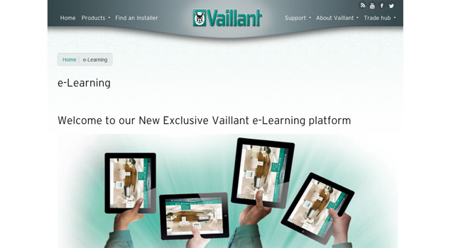 Vaillant launches e-learning platform image