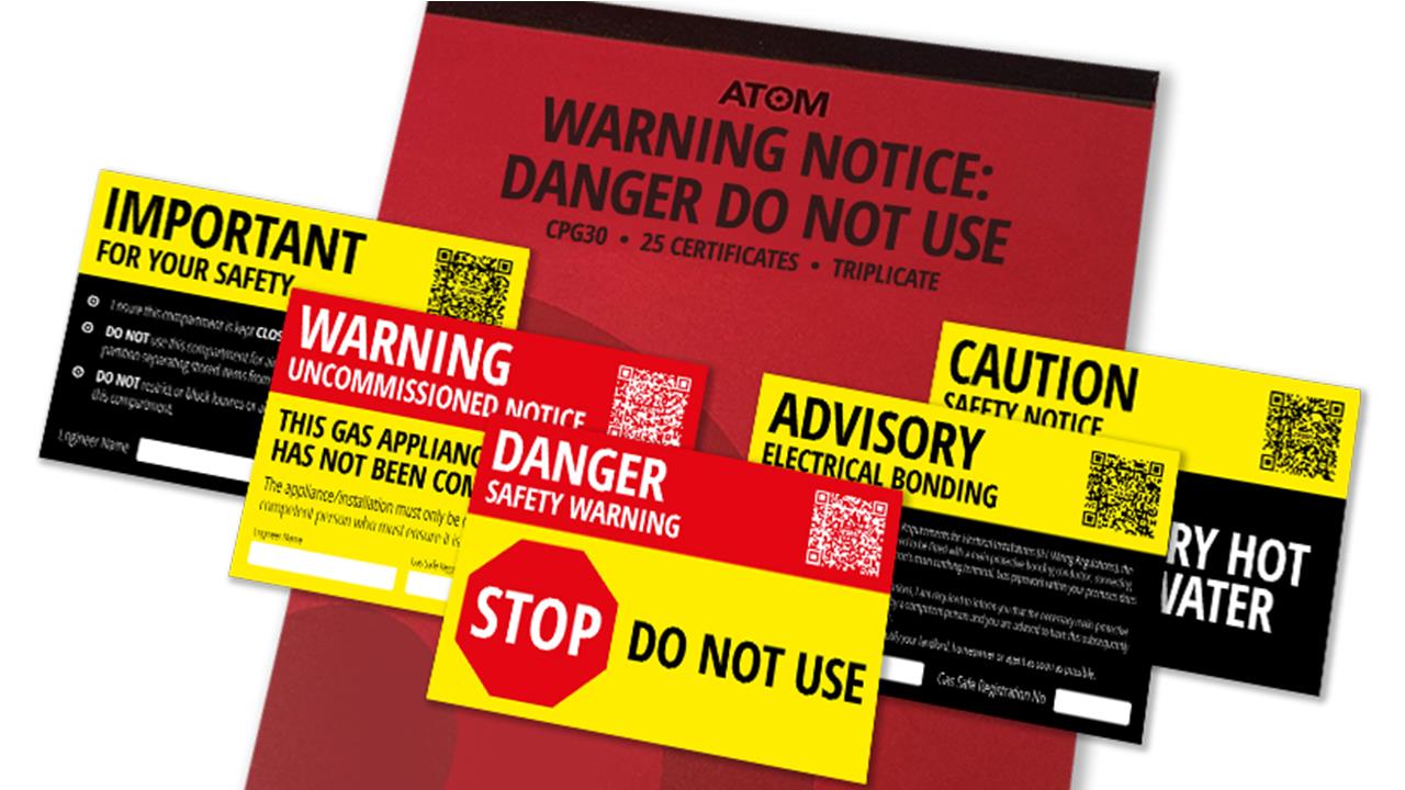 Atom releases new safety certificate and labelling range image