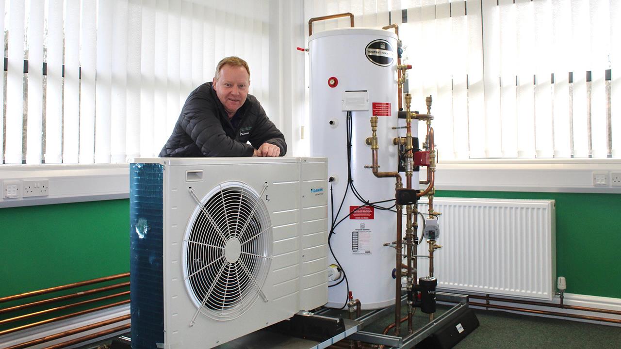 New heat pump training centre opens in the North East image
